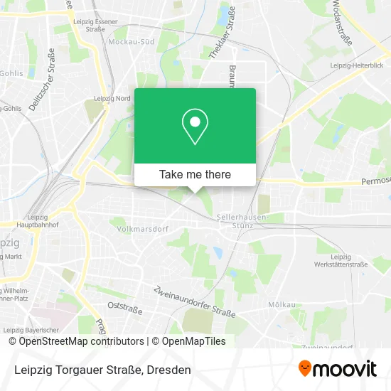 Карта Leipzig Torgauer Straße
