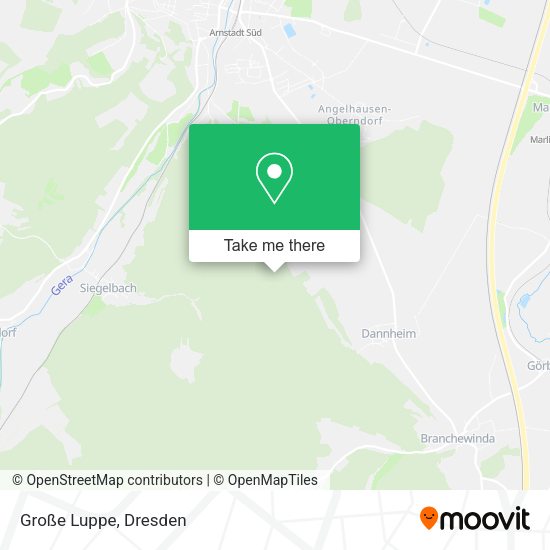 Карта Große Luppe