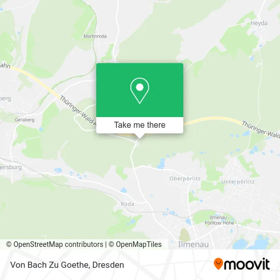 Карта Von Bach Zu Goethe