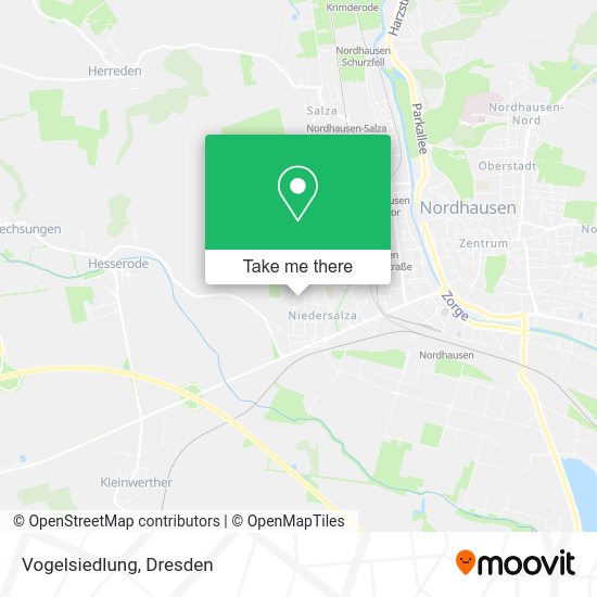 Карта Vogelsiedlung