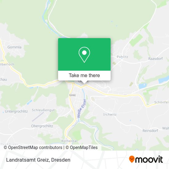 Карта Landratsamt Greiz