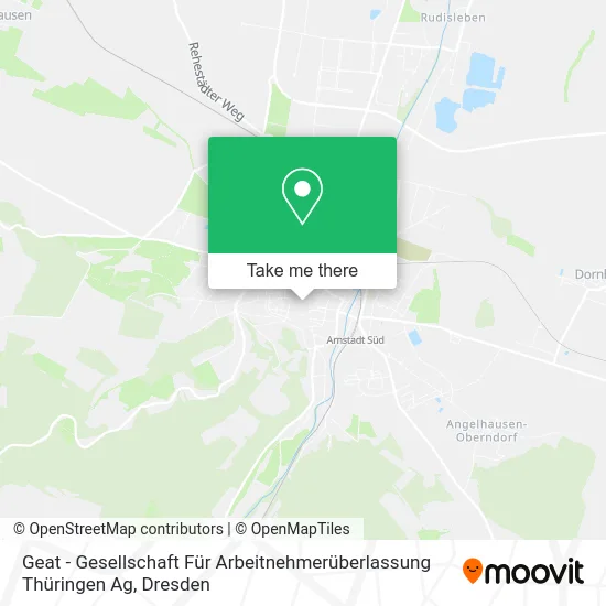Карта Geat - Gesellschaft Für Arbeitnehmerüberlassung Thüringen Ag