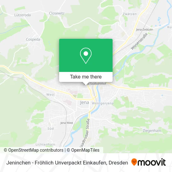 Карта Jeninchen - Fröhlich Unverpackt Einkaufen