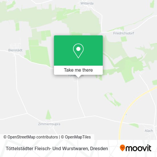 Карта Töttelstädter Fleisch- Und Wurstwaren