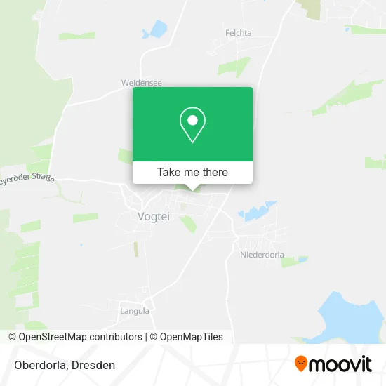 Карта Oberdorla