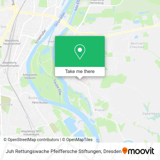 Juh Rettungswache Pfeiffersche Stiftungen map