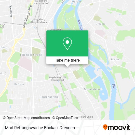 Карта Mhd Rettungswache Buckau