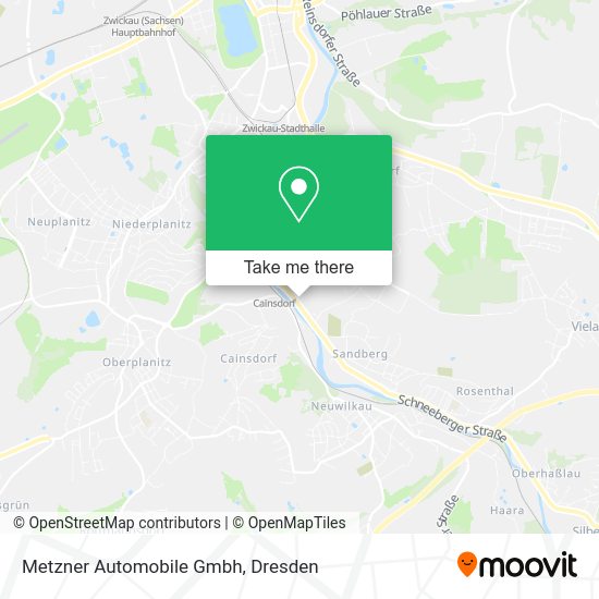 Карта Metzner Automobile Gmbh
