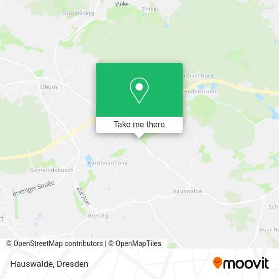 Карта Hauswalde