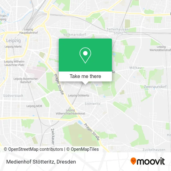 Карта Medienhof Stötteritz