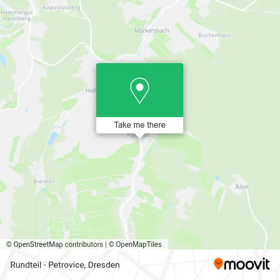 Карта Rundteil - Petrovice