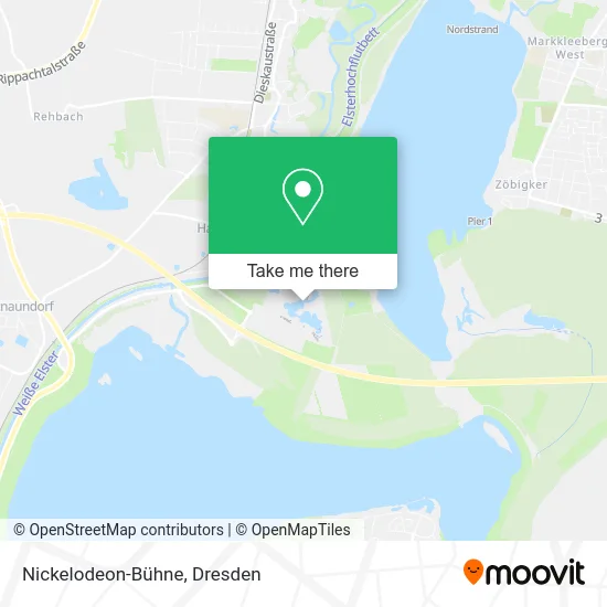 Карта Nickelodeon-Bühne