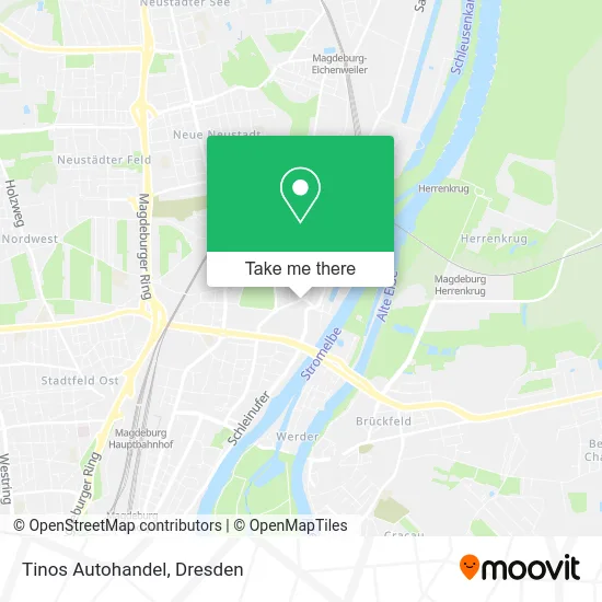 Tinos Autohandel map
