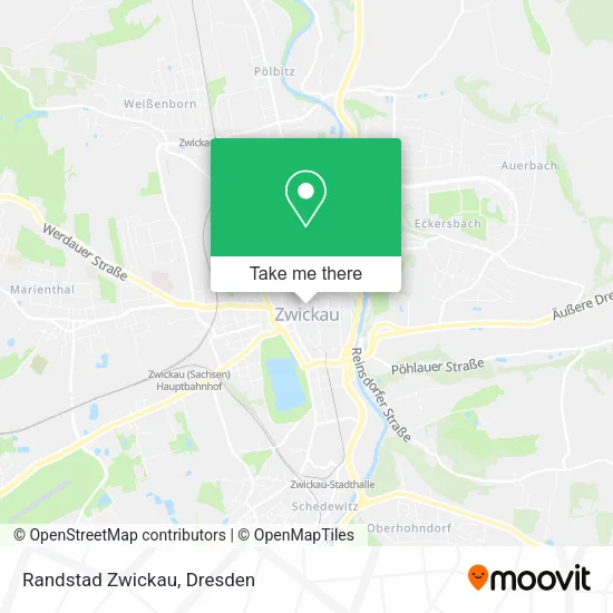 Карта Randstad Zwickau