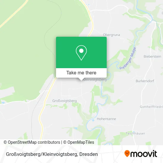 Карта Großvoigtsberg/Kleinvoigtsberg