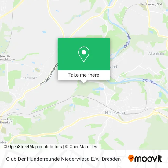 Карта Club Der Hundefreunde Niederwiesa E.V.