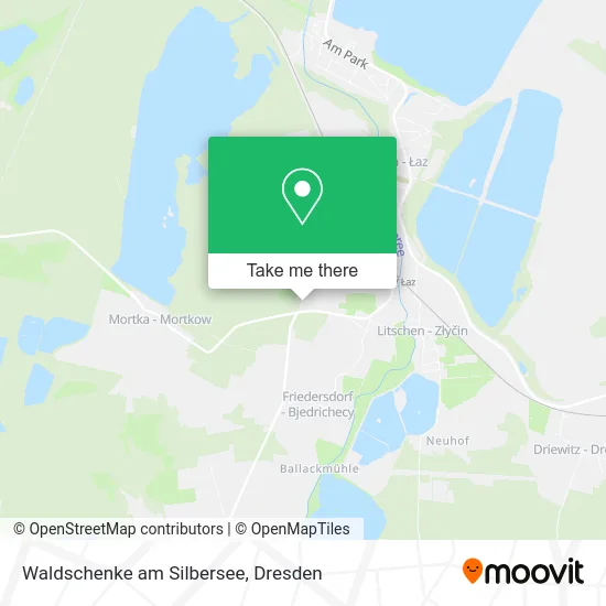 Карта Waldschenke am Silbersee