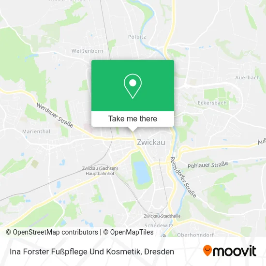 Карта Ina Forster Fußpflege Und Kosmetik