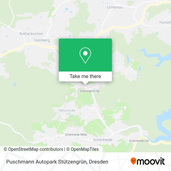 Карта Puschmann Autopark Stützengrün