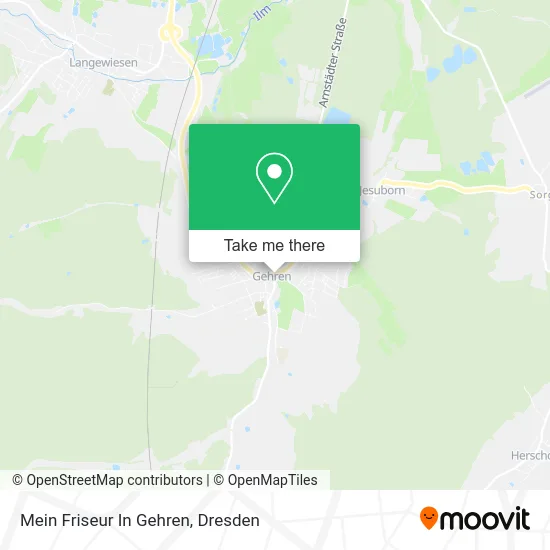 Карта Mein Friseur In Gehren