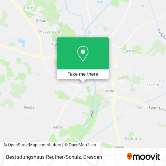 Bestattungshaus Reuther/Schulz map
