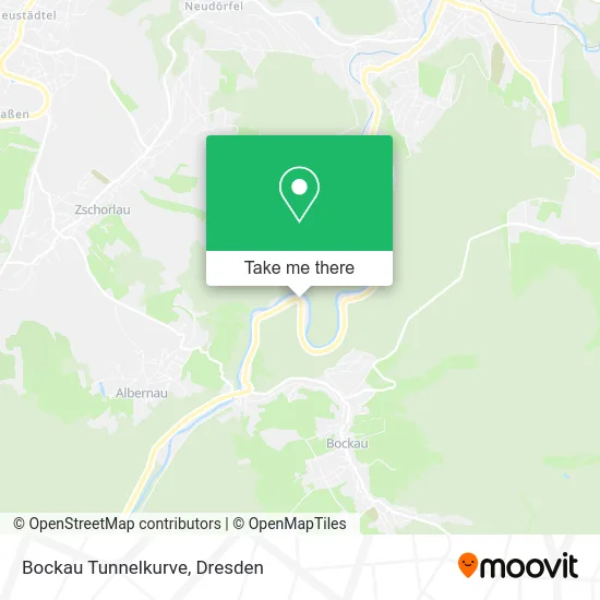 Карта Bockau Tunnelkurve
