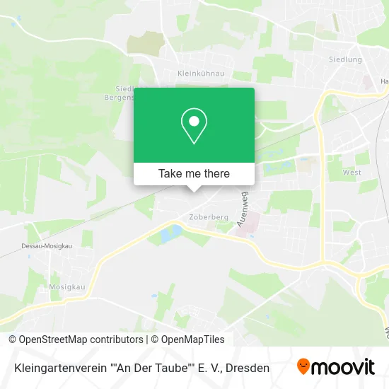 Карта Kleingartenverein ""An Der Taube"" E. V.