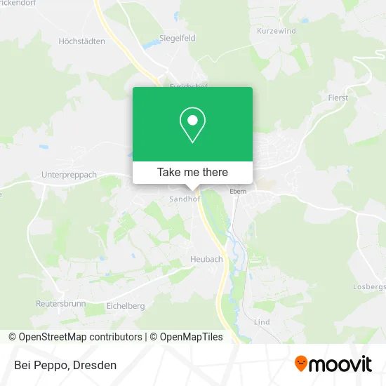 Карта Bei Peppo