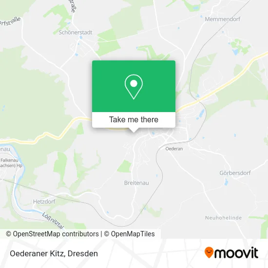 Карта Oederaner Kitz