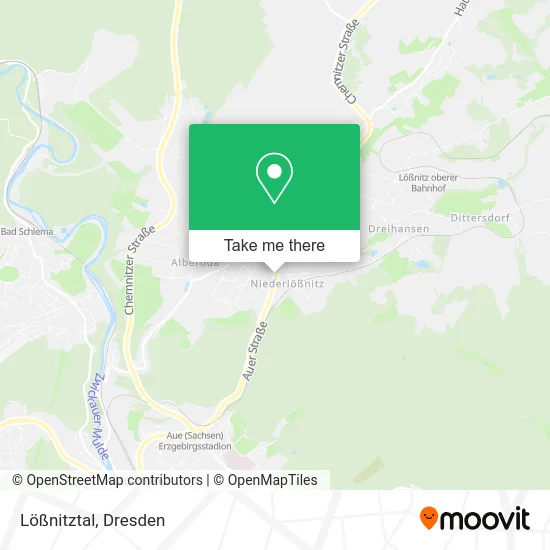 Карта Lößnitztal