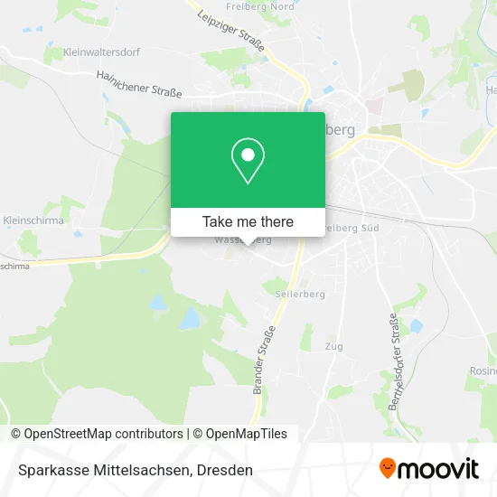Карта Sparkasse Mittelsachsen