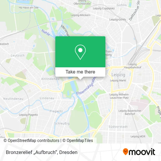 Карта Bronzerelief „Aufbruch“