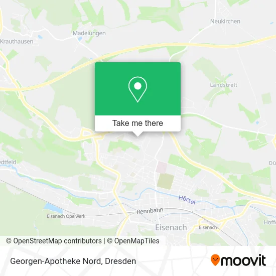 Карта Georgen-Apotheke Nord