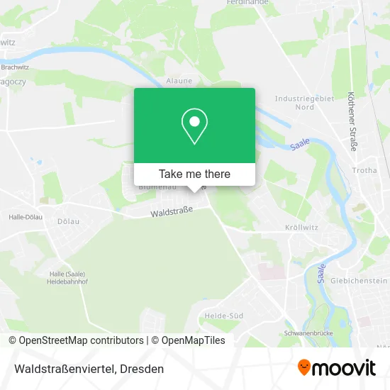 Карта Waldstraßenviertel