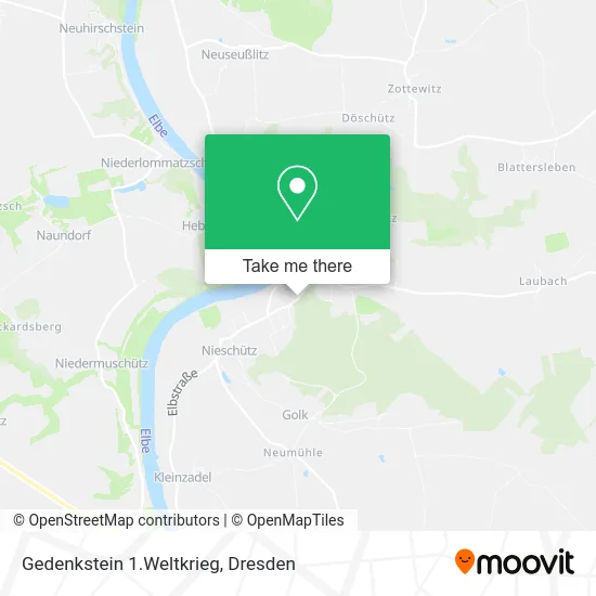 Карта Gedenkstein 1.Weltkrieg