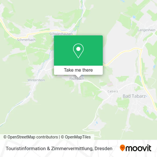 Карта Touristinformation & Zimmervermittlung