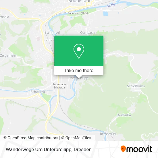 Карта Wanderwege Um Unterpreilipp