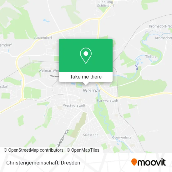 Карта Christengemeinschaft