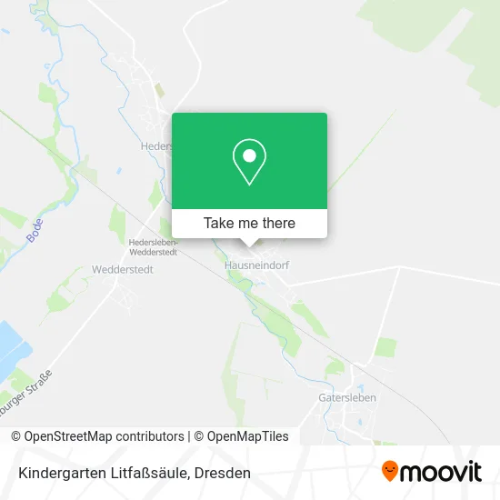 Карта Kindergarten Litfaßsäule