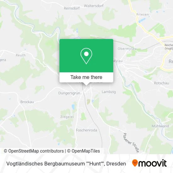 Карта Vogtländisches Bergbaumuseum ""Hunt""