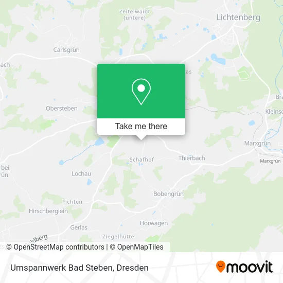 Карта Umspannwerk Bad Steben