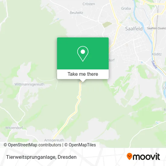 Карта Tierweitsprunganlage