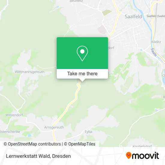 Карта Lernwerkstatt Wald
