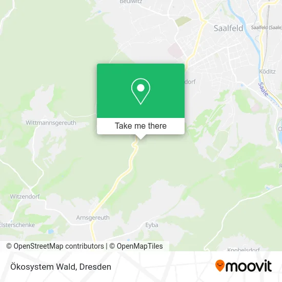 Карта Ökosystem Wald