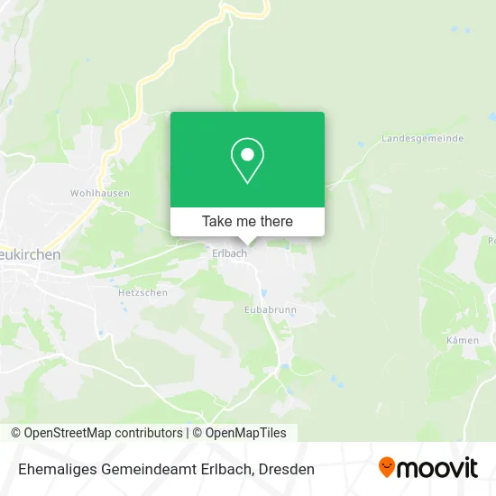 Карта Ehemaliges Gemeindeamt Erlbach