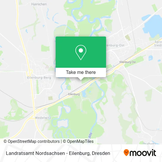 Карта Landratsamt Nordsachsen - Eilenburg
