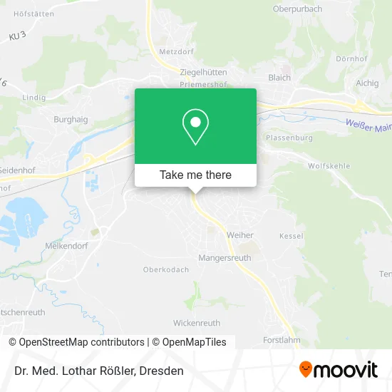 Карта Dr. Med. Lothar Rößler