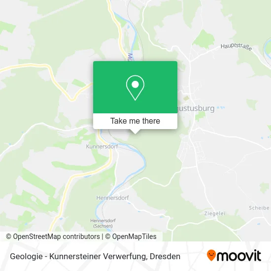 Карта Geologie - Kunnersteiner Verwerfung