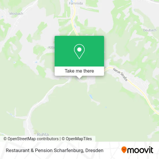 Карта Restaurant & Pension Scharfenburg