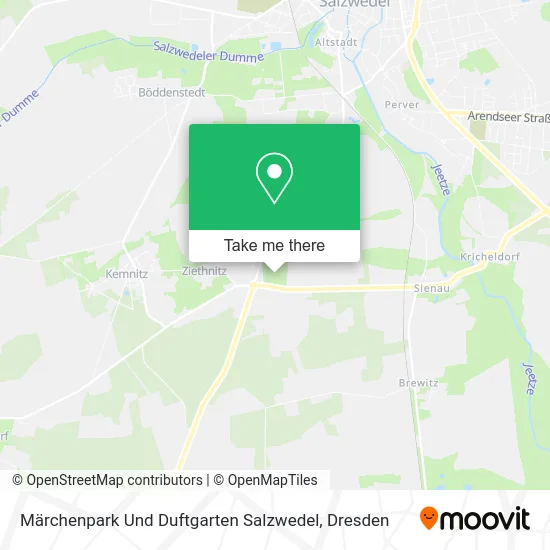 Карта Märchenpark Und Duftgarten Salzwedel